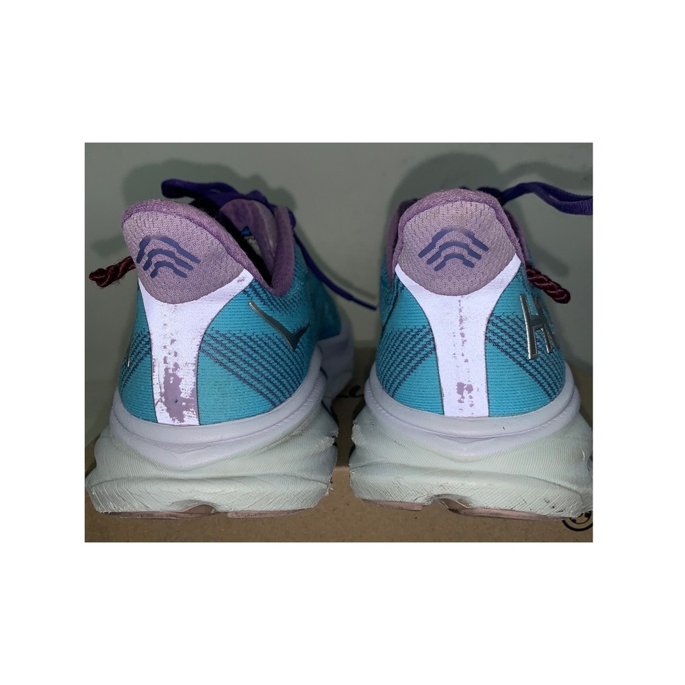 Hoka Clifton 7.5 Womens Blue Purple Running Shoes Sneakers 1133340 BBLP - Picture 4 of 8